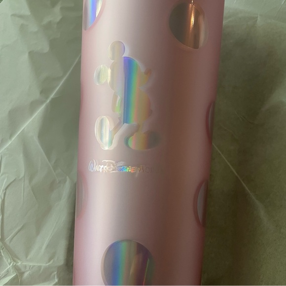 NWT Disney World Starbucks Tumbler in Piglet Pink (iridescent polkadots) - Picture 6 of 9